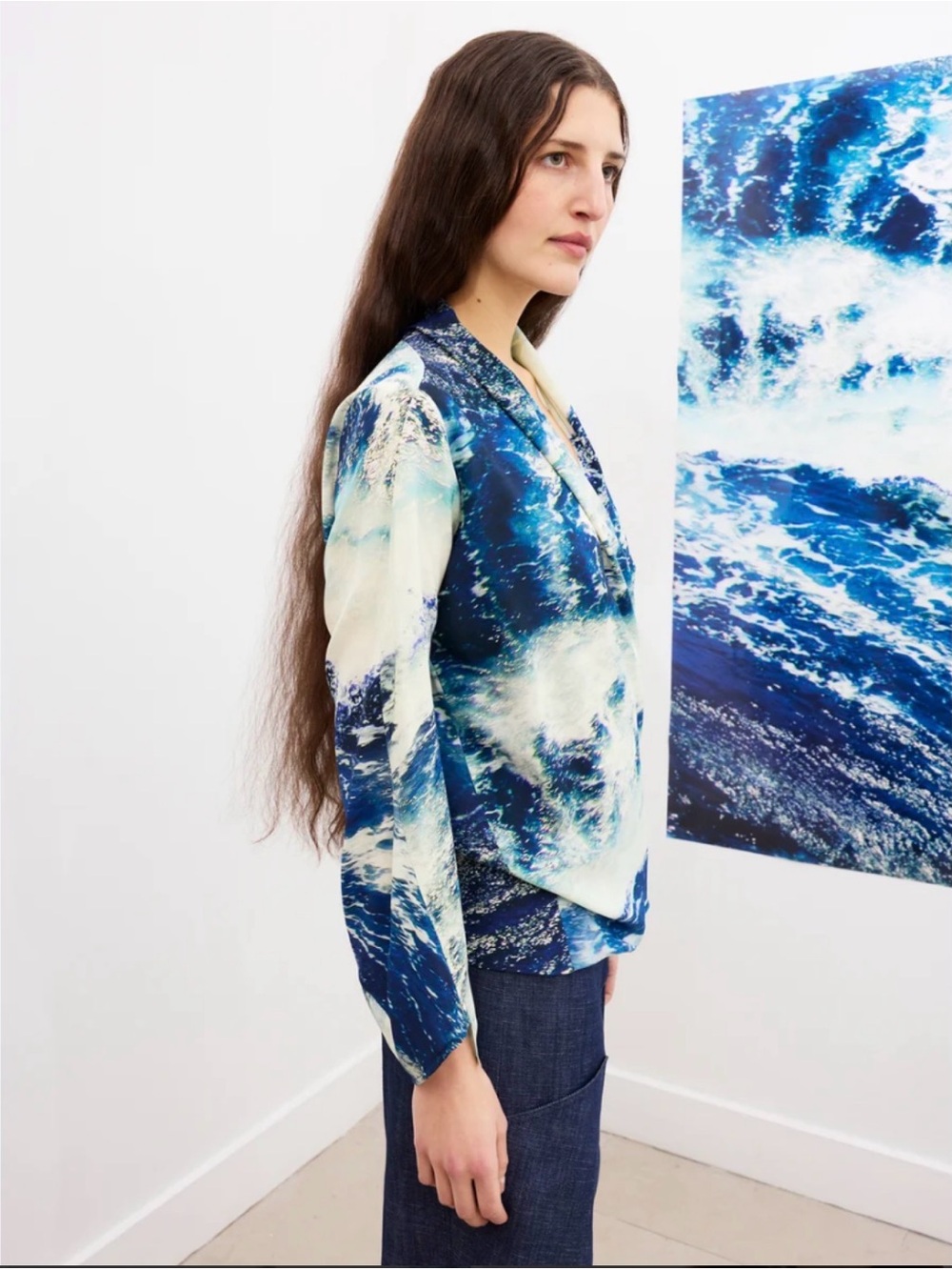 Sz 6 Zero + Maria Cornejo Jazmin Shirt - Picture 2 of 13